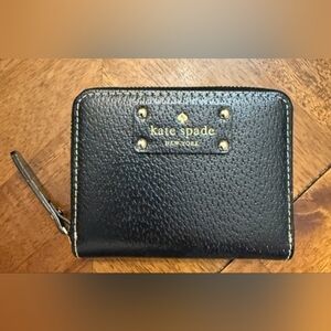 Kate Spade Black‎ Textured Wallet